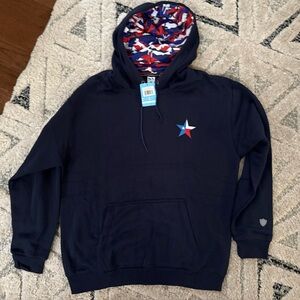 SA Company Black Hoodie Medium Long Sleeve Fishing Texas